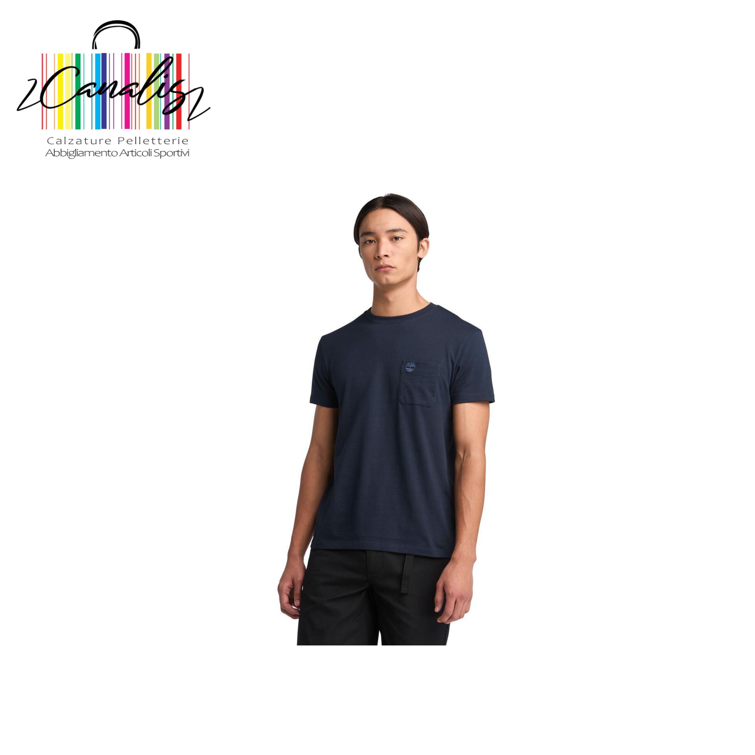 TB0A2CQY DNRV Chest Pocket Short Slee TIMBERLAND t-shirt uomo con taschino