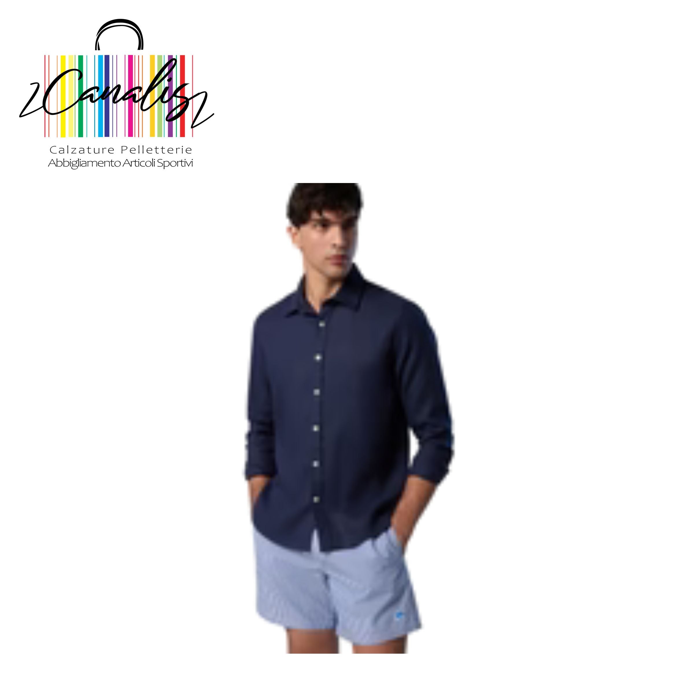 664368-000- SHIRT LONG SLEEVE REGULAR SPREAD COLLAR CAMICIA UOMO NORTH SAILS