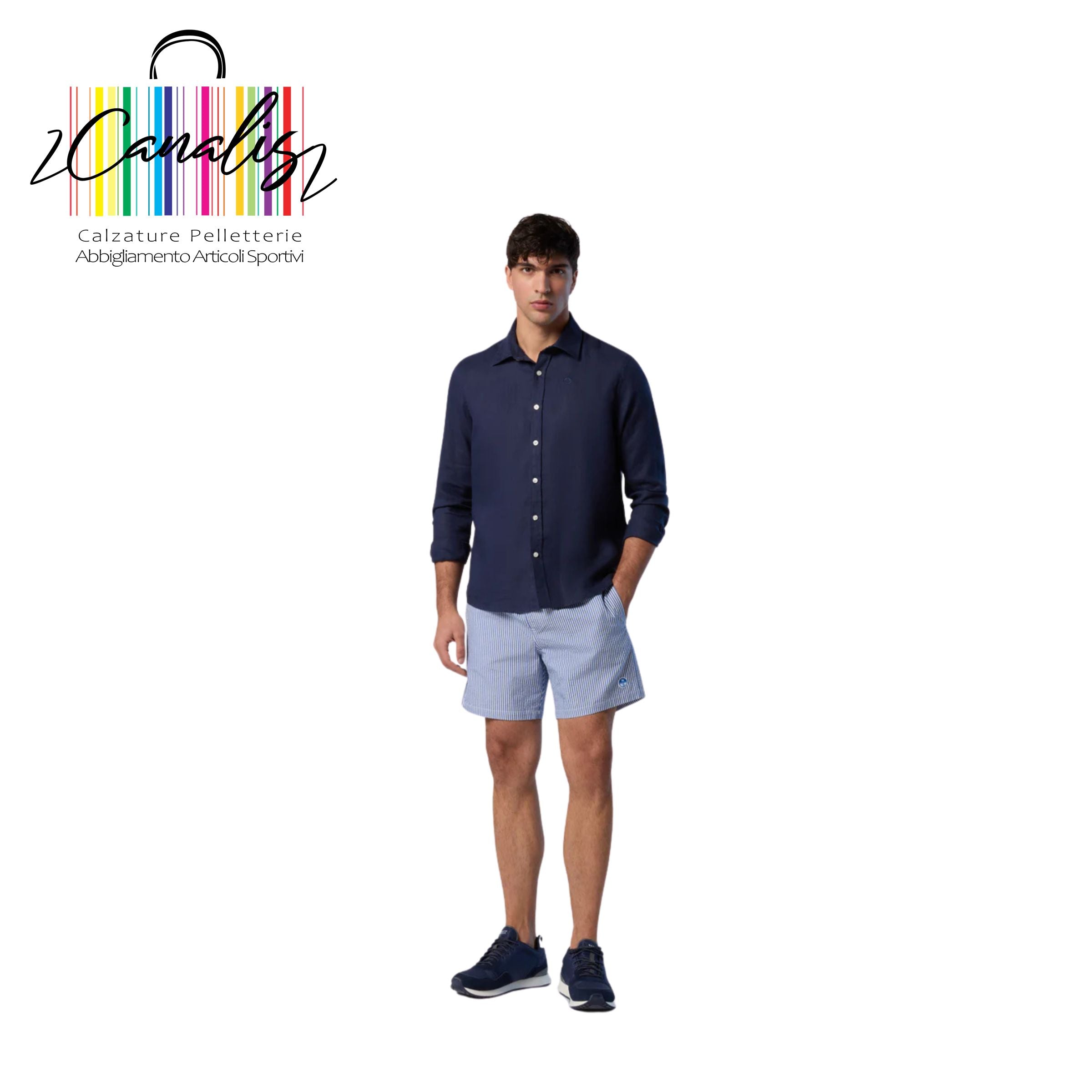 664368-000- SHIRT LONG SLEEVE REGULAR SPREAD COLLAR CAMICIA UOMO NORTH SAILS
