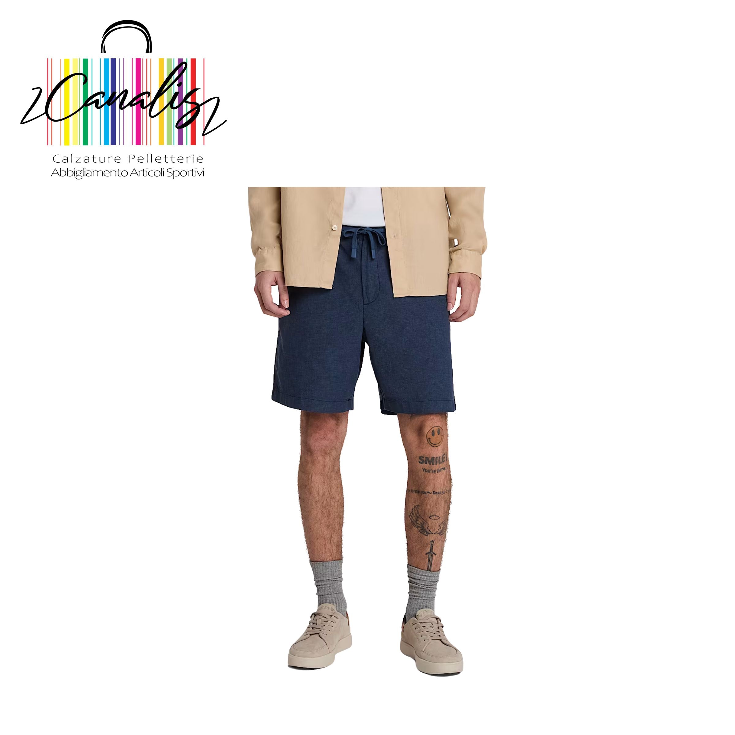 TB0A2FD5B681  Cotton Linen Short DARKS SHORT UOMO TIMBERLAND