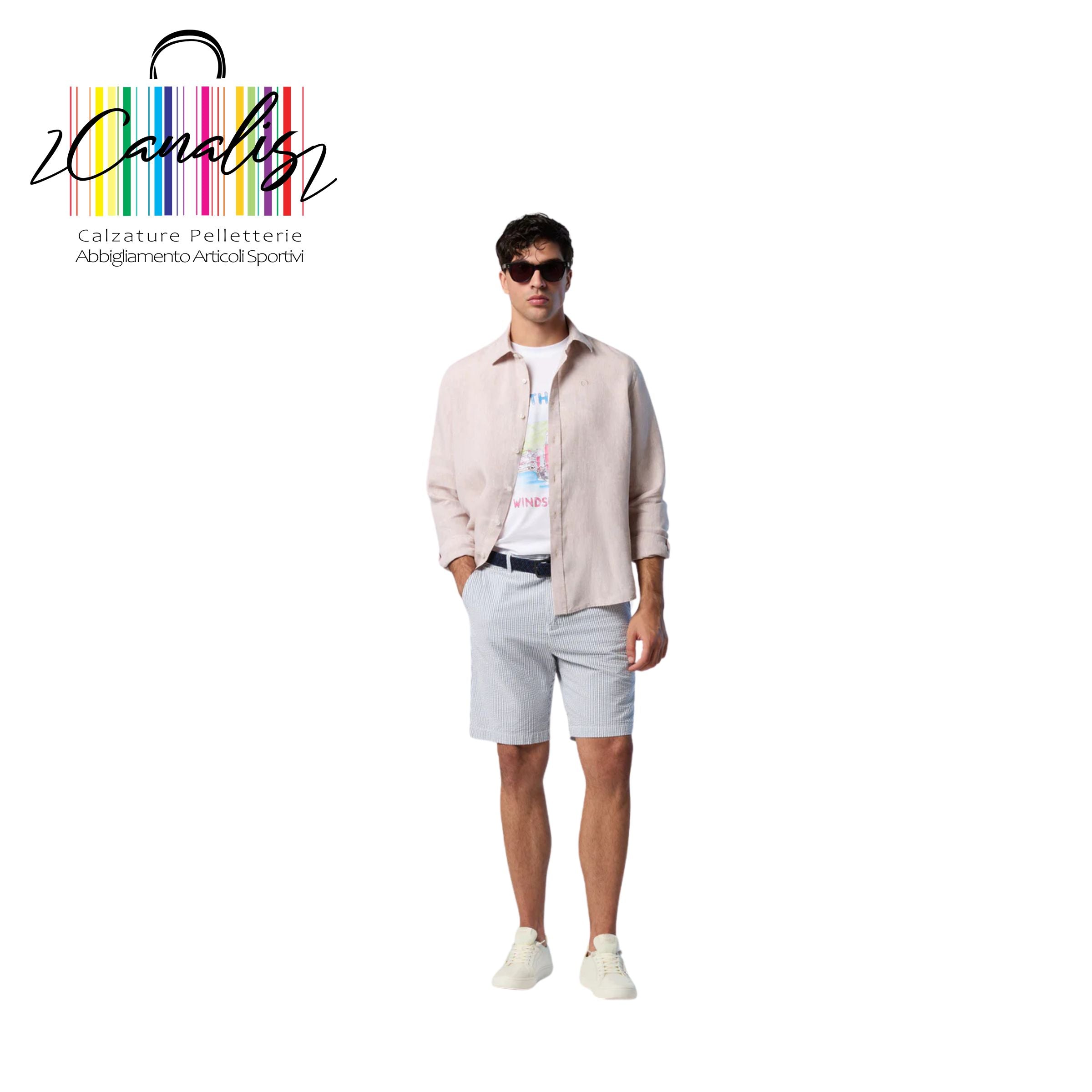664368-000- SHIRT LONG SLEEVE REGULAR SPREAD COLLAR CAMICIA UOMO NORTH SAILS