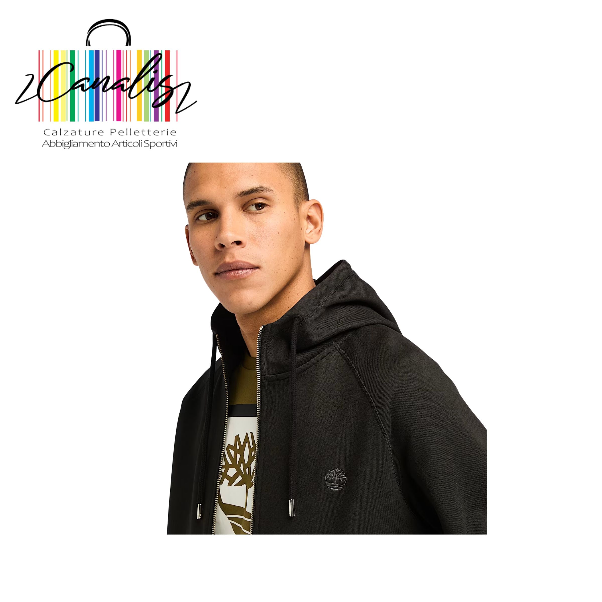 TB0A2BNBEH31 EXET Brushed Back Full Zip H LTBR Felpa full zip TIMBERLAND