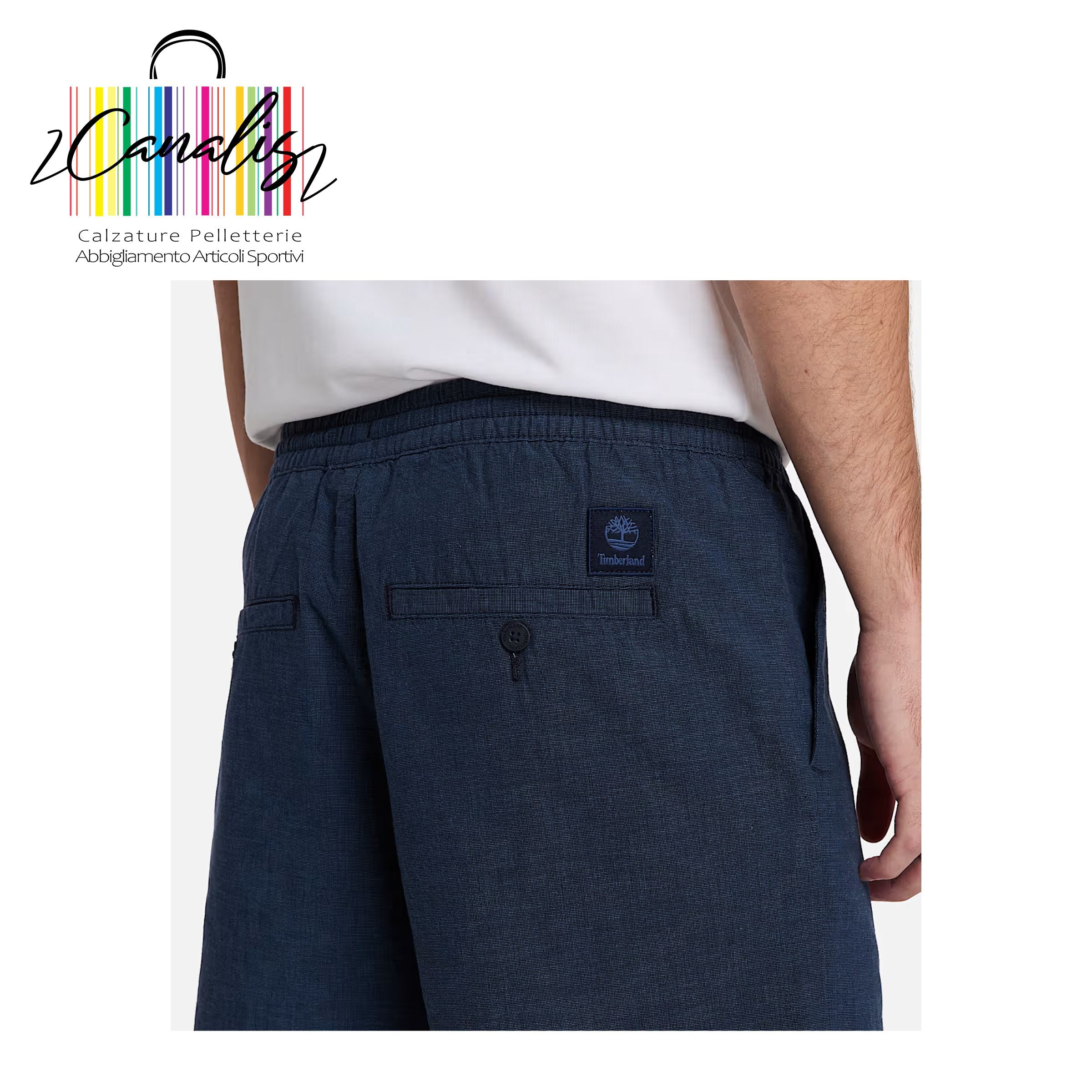 TB0A2FD5B681  Cotton Linen Short DARKS SHORT UOMO TIMBERLAND