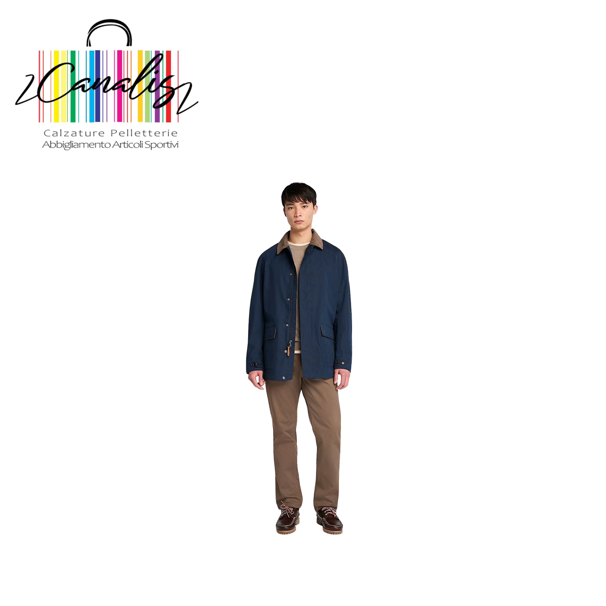 TB0A44GB4331 Waterproof Barn Coat NAVY Giacca Barn Impermeabile Wenham da Uomo in blu scuro TIMBERLAND