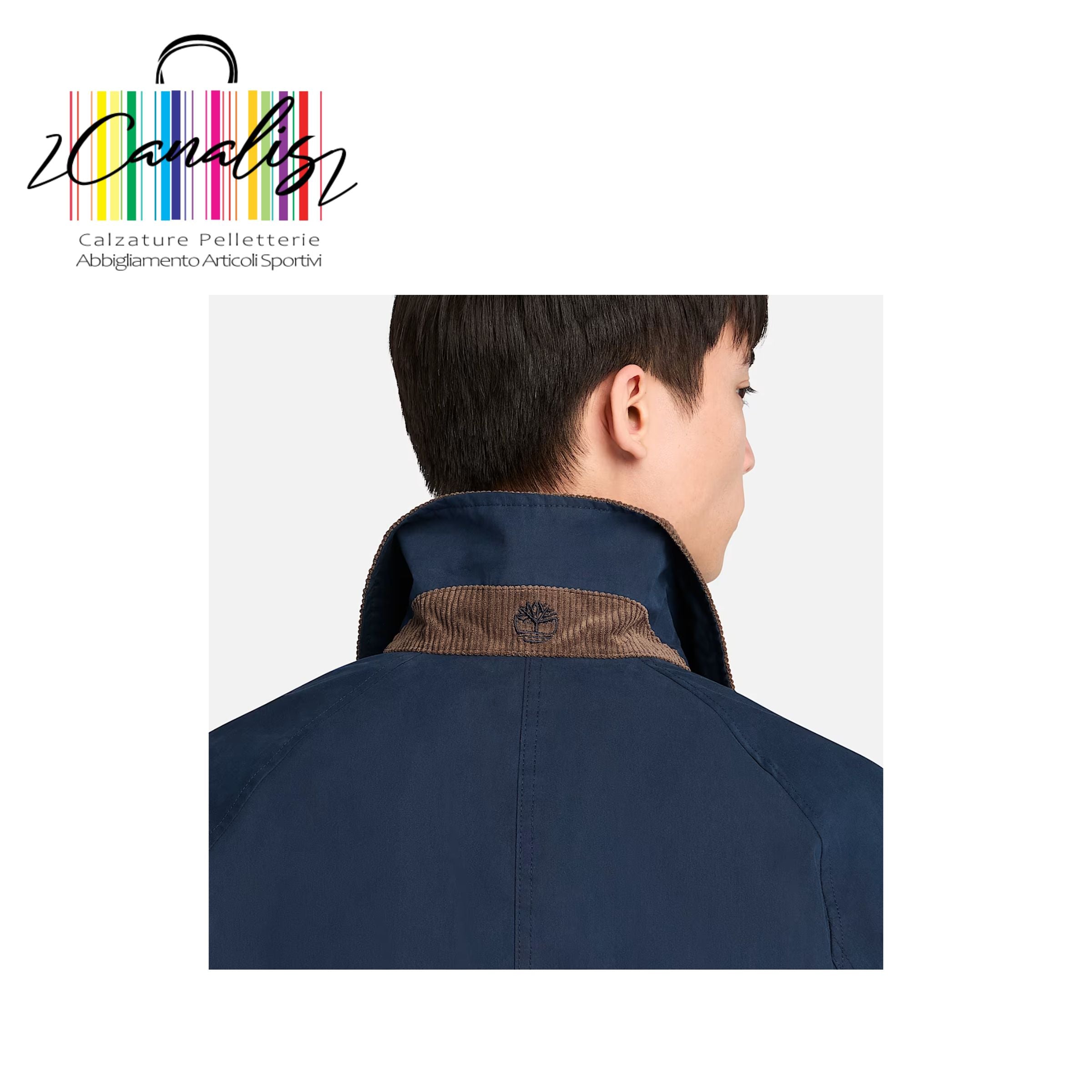 TB0A44GB4331 Waterproof Barn Coat NAVY Giacca Barn Impermeabile Wenham da Uomo in blu scuro TIMBERLAND