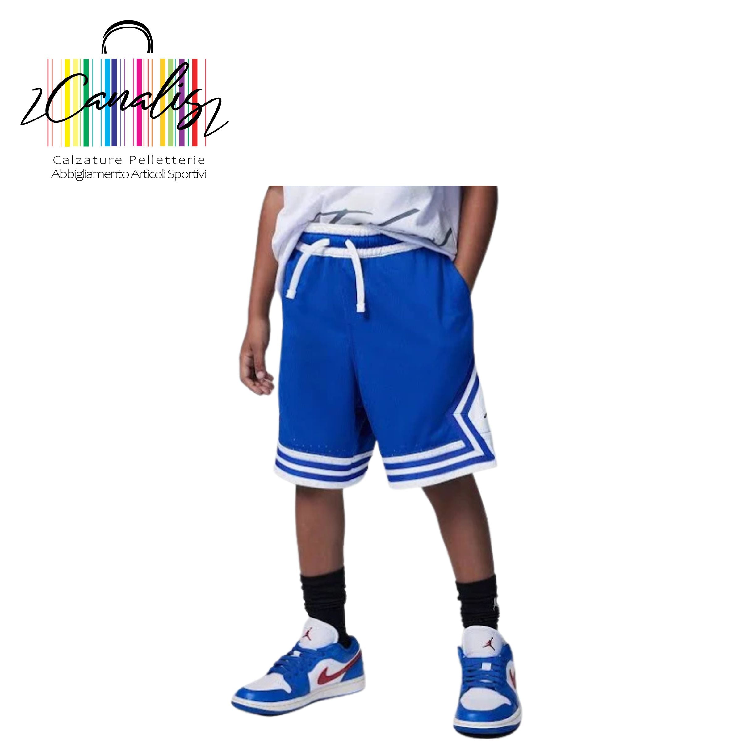 95D313- JDB MJ DF SPORT DIAMOND short jordan junior mesh