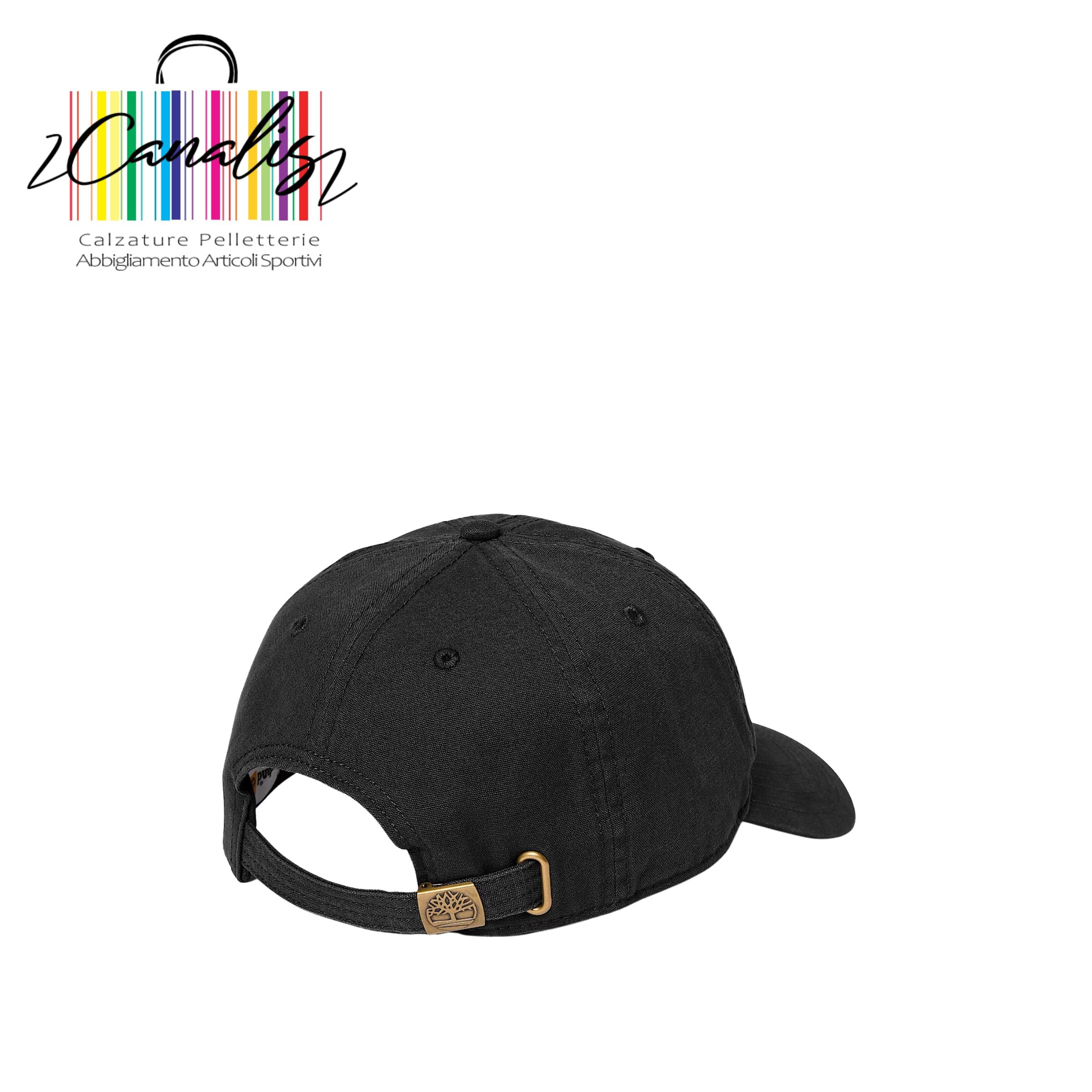 TB0A65QX0011 COOP Cooper Hill BB Cap BLACK Berretto da Baseball Ricamato Cooper Hill da Uomo in colore nero TIMBERLAND