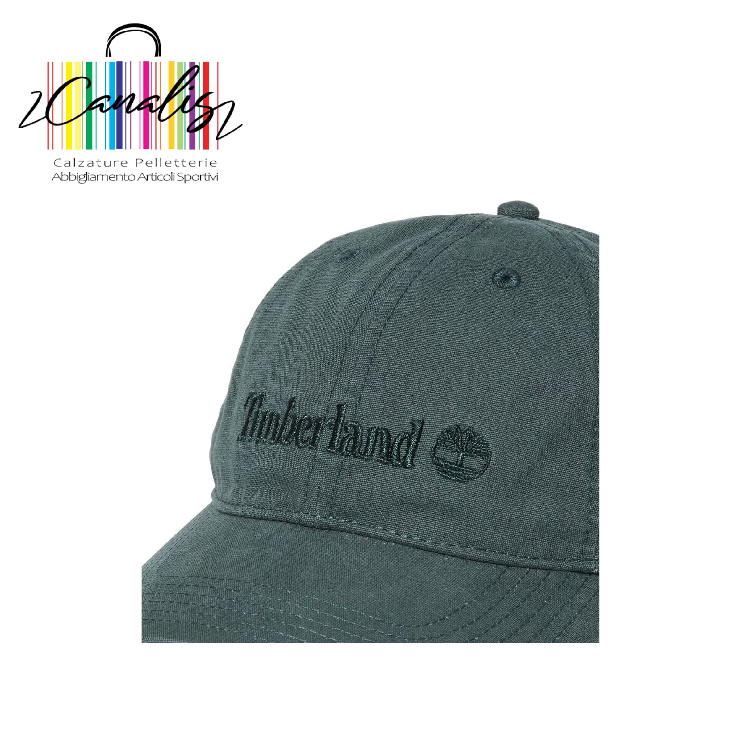 TB0A65QX0011 COOP Cooper Hill BB Cap BLACK Berretto da Baseball Ricamato Cooper Hill da Uomo in colore nero TIMBERLAND