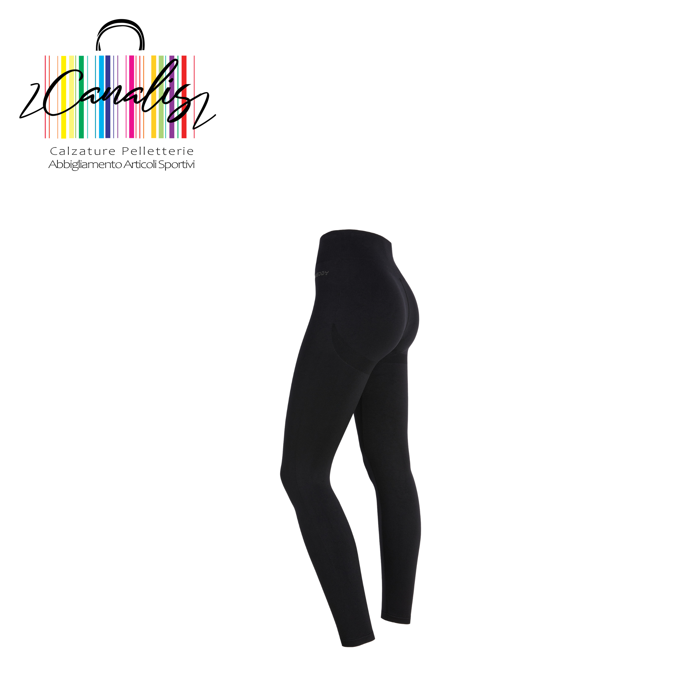 SF5HF315 Leggings seamless vita alta in costina e lunghezza 7/8 FREDDY