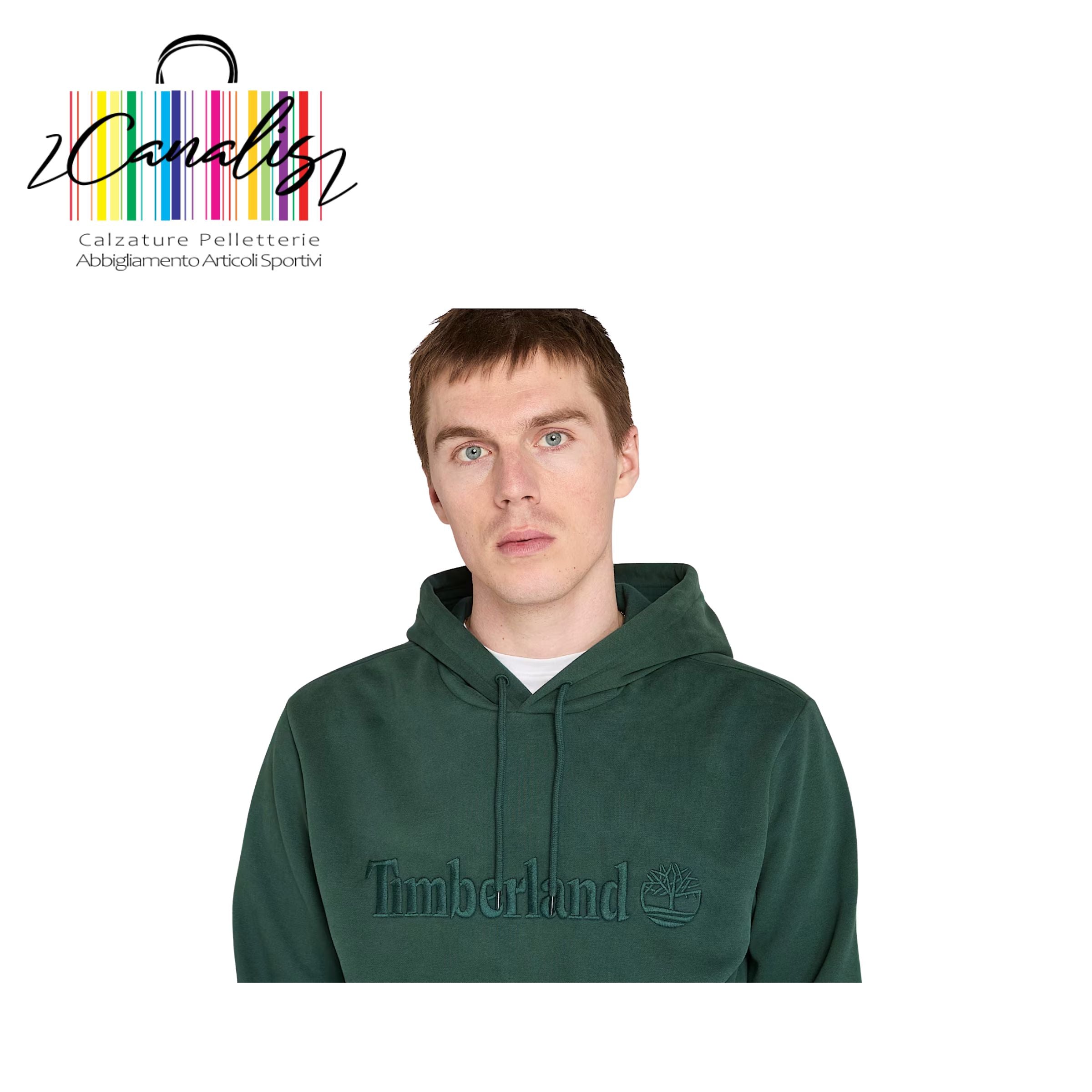 TB0A6VFJ HAMP Hoodie green Felpa cappuccio Timberland