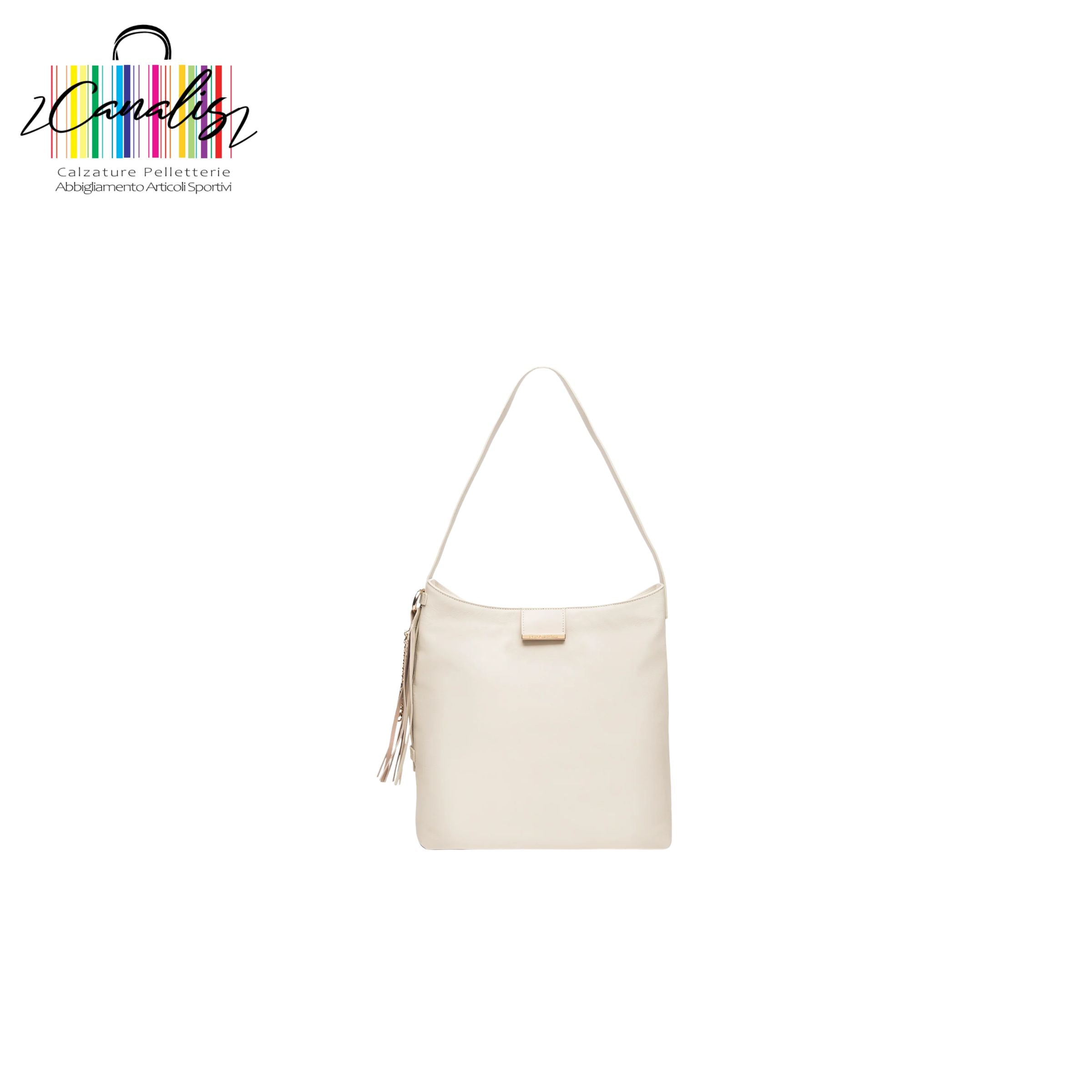E644150D  BORSA IN PELLE DONNA TRACOLLA NeroGiardini