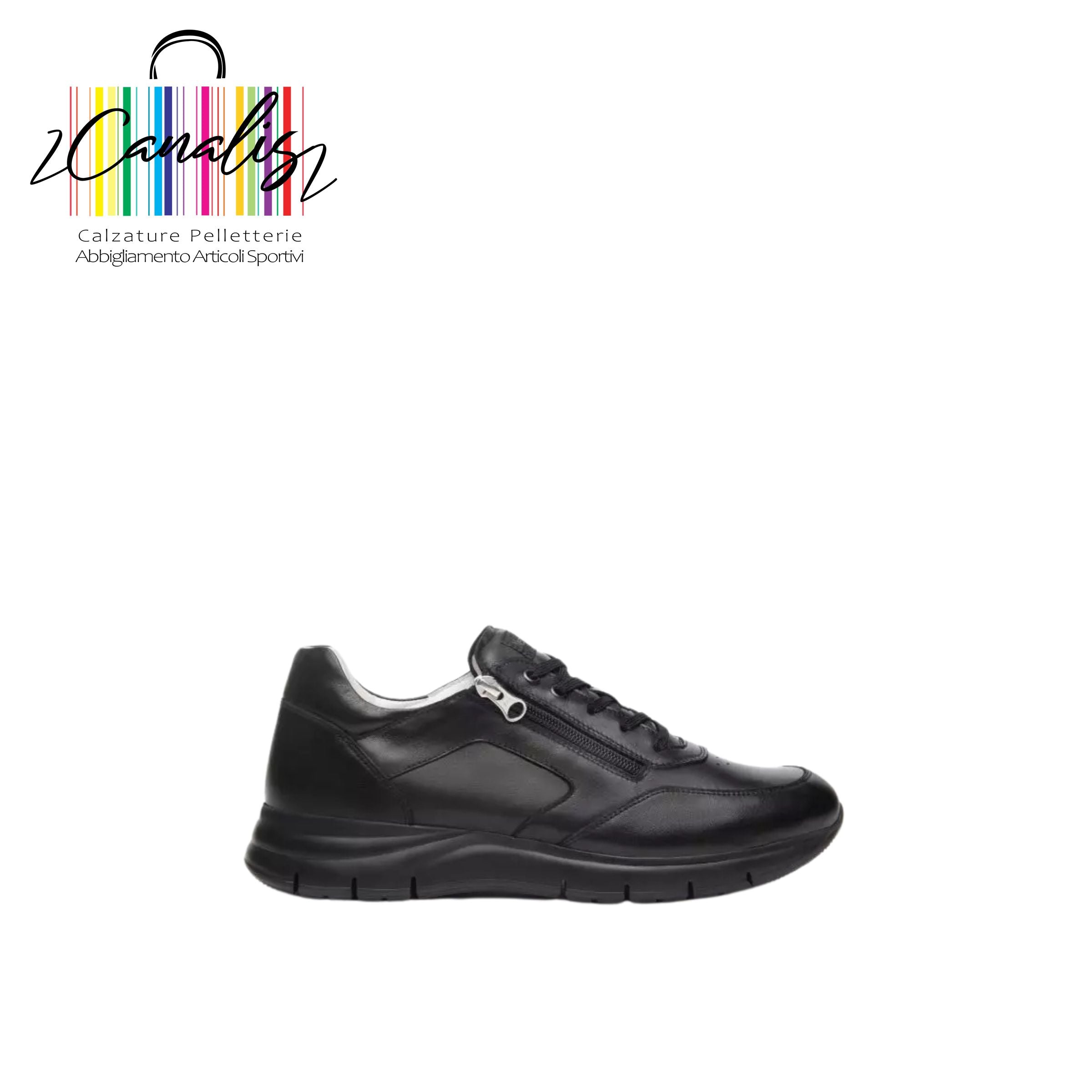 E500630U  SCARPA UOMO-TOM.PELLE-F.GOMMA NeroGiardini
Sneakers Uomo in Pelle