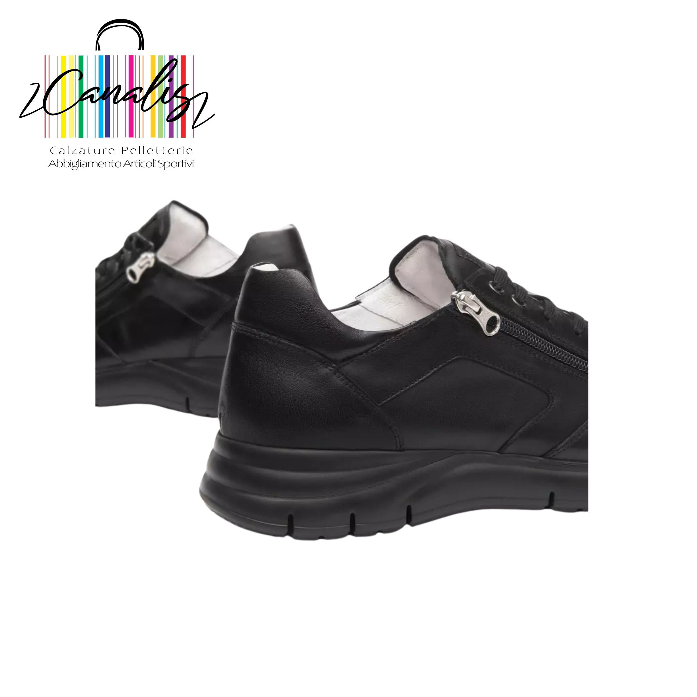 E500630U  SCARPA UOMO-TOM.PELLE-F.GOMMA NeroGiardini
Sneakers Uomo in Pelle