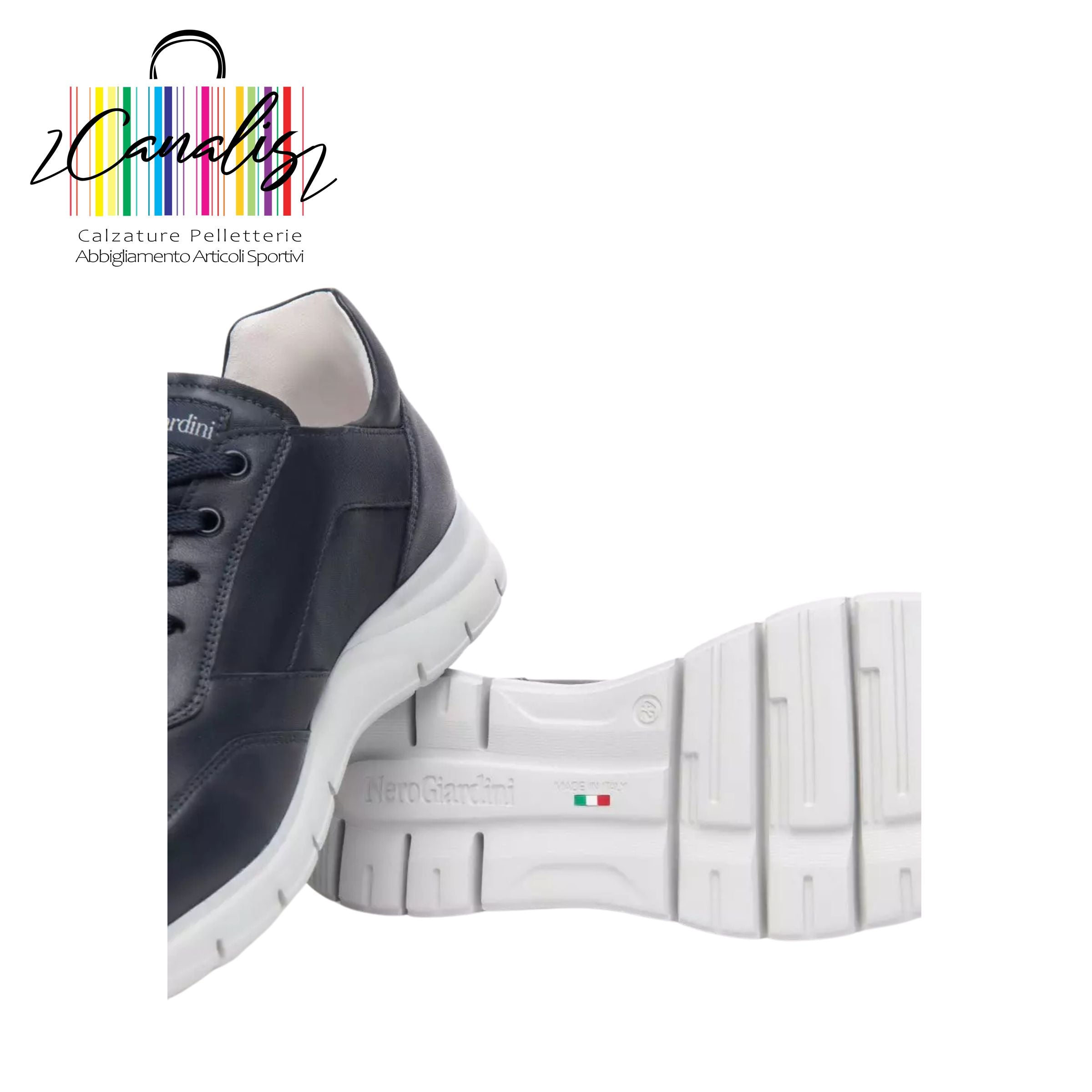 E500630U  SCARPA UOMO-TOM.PELLE-F.GOMMA NeroGiardini
Sneakers Uomo in Pelle