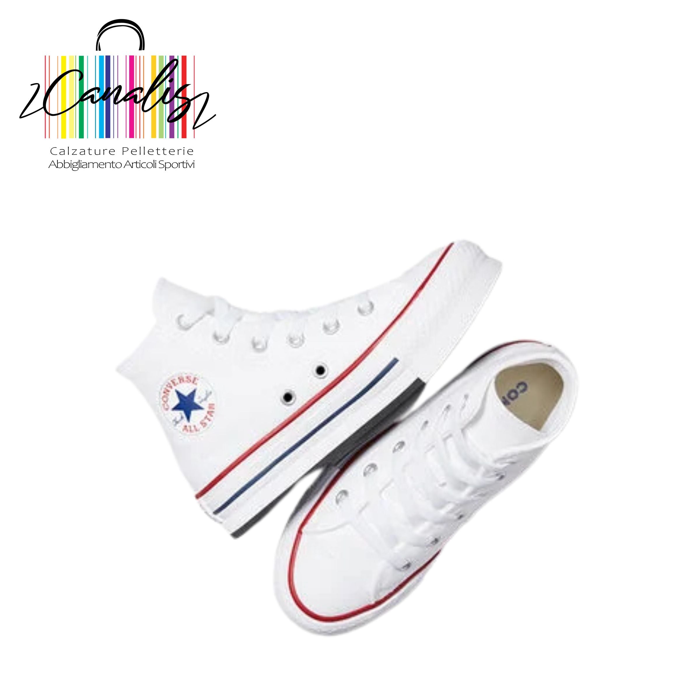 372860C CTAS EVA LIFT  HI WHITE/GARNET/NAVY CONVERSE