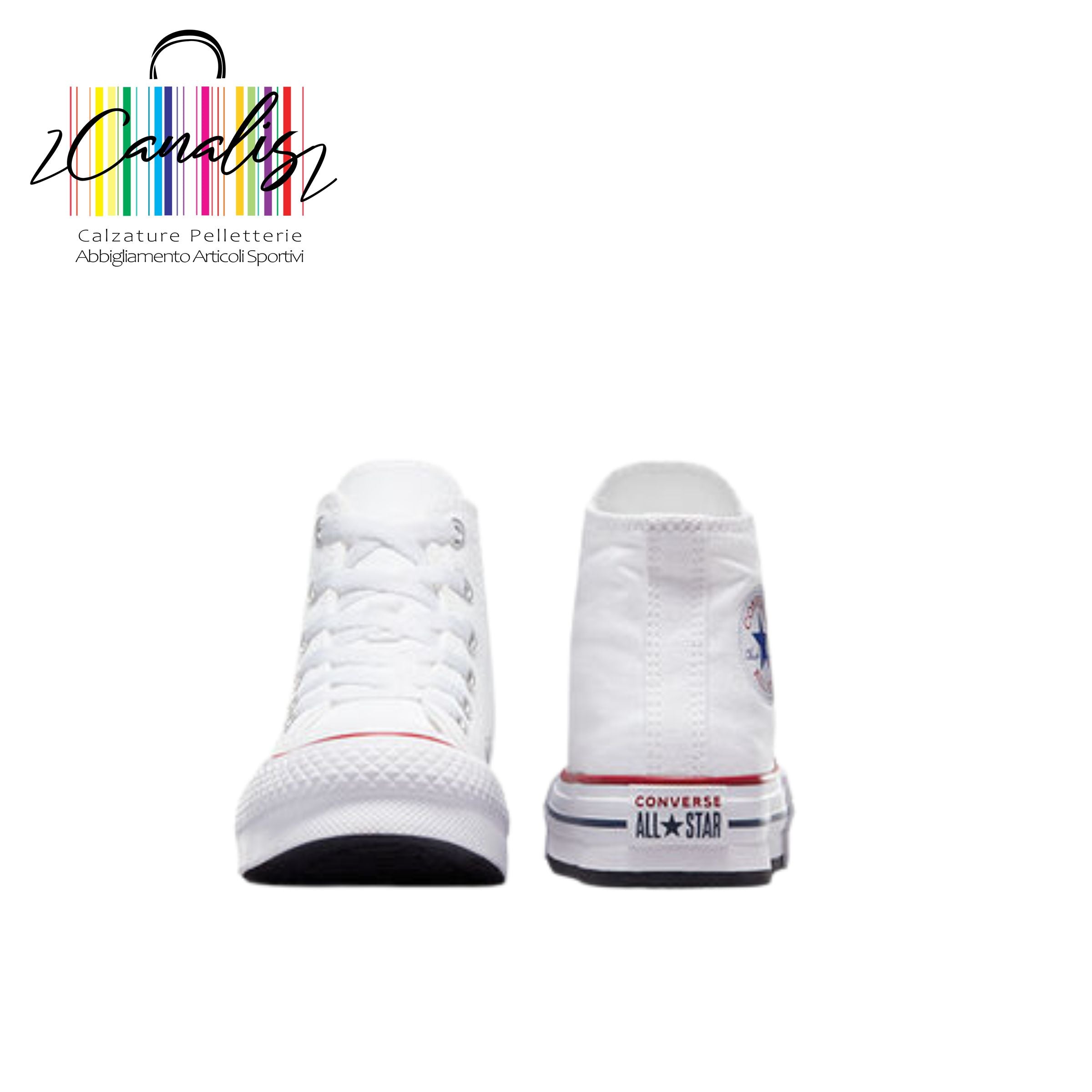 372860C CTAS EVA LIFT  HI WHITE/GARNET/NAVY CONVERSE