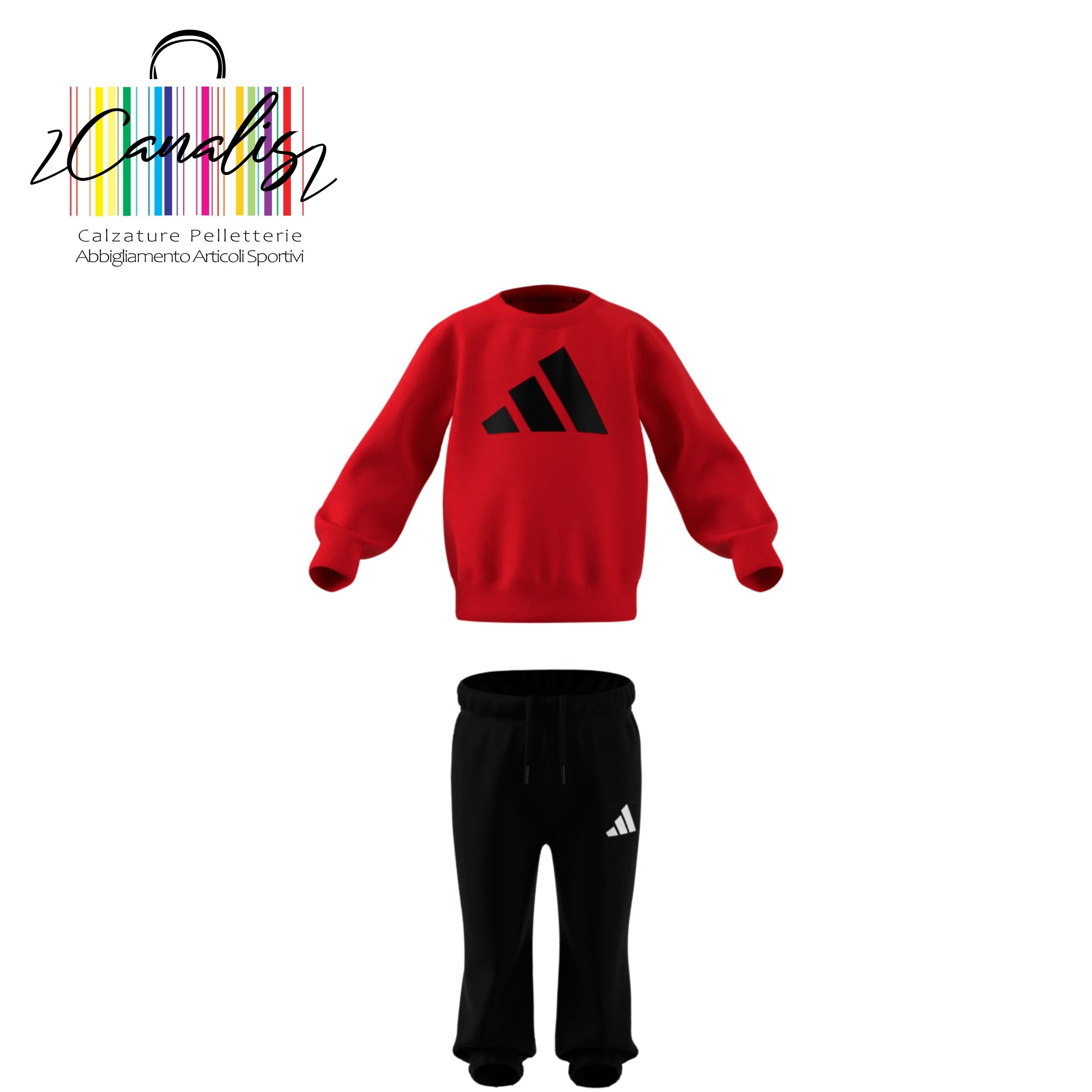 JC9647 I BL FT JOG 240 PURRUB/BLACK tuta infant adidas