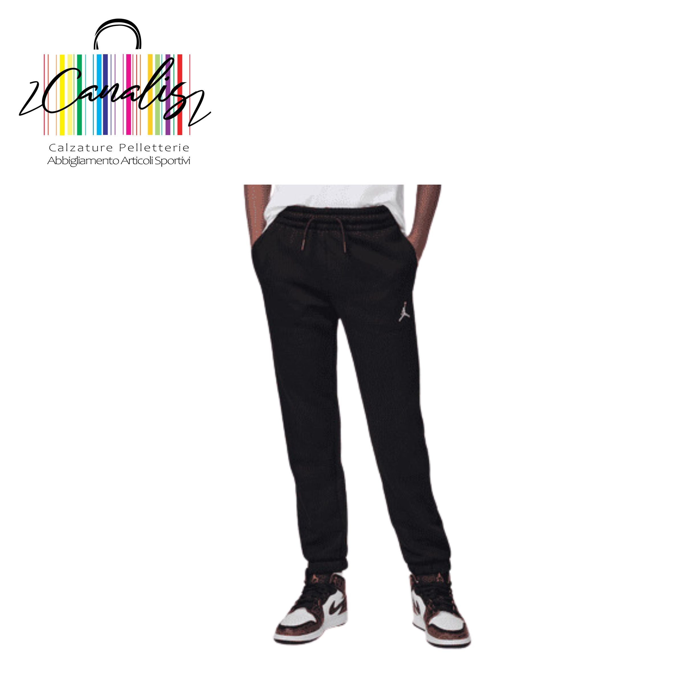 PANTALONE 8/16 45D507-023 JDG BROOKLYN ESS FT PANT BAMBINA JORDAN