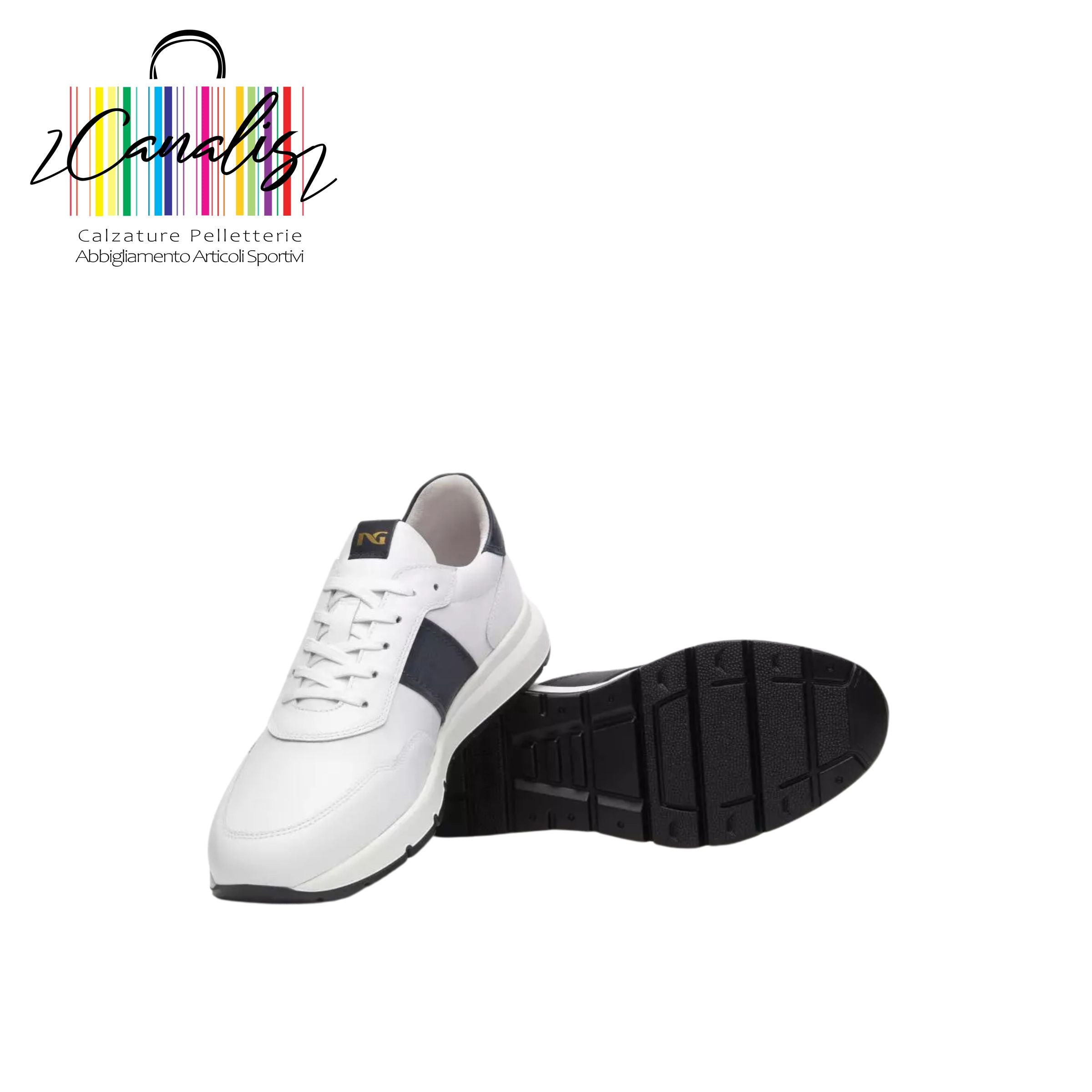 E500661U 707 SCARPA UOMO-TOM.PELLE-F.GOMMA 
NeroGiardini
Sneakers Uomo in Pelle