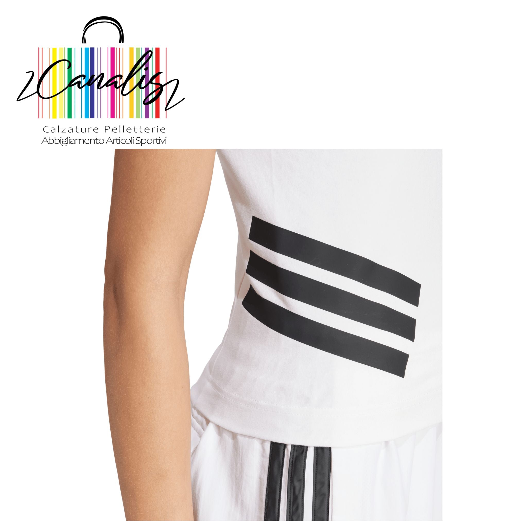 JC5419 W FI 3S TANK     Canotta Future Icons 3-Stripes   adidas donna WHITE