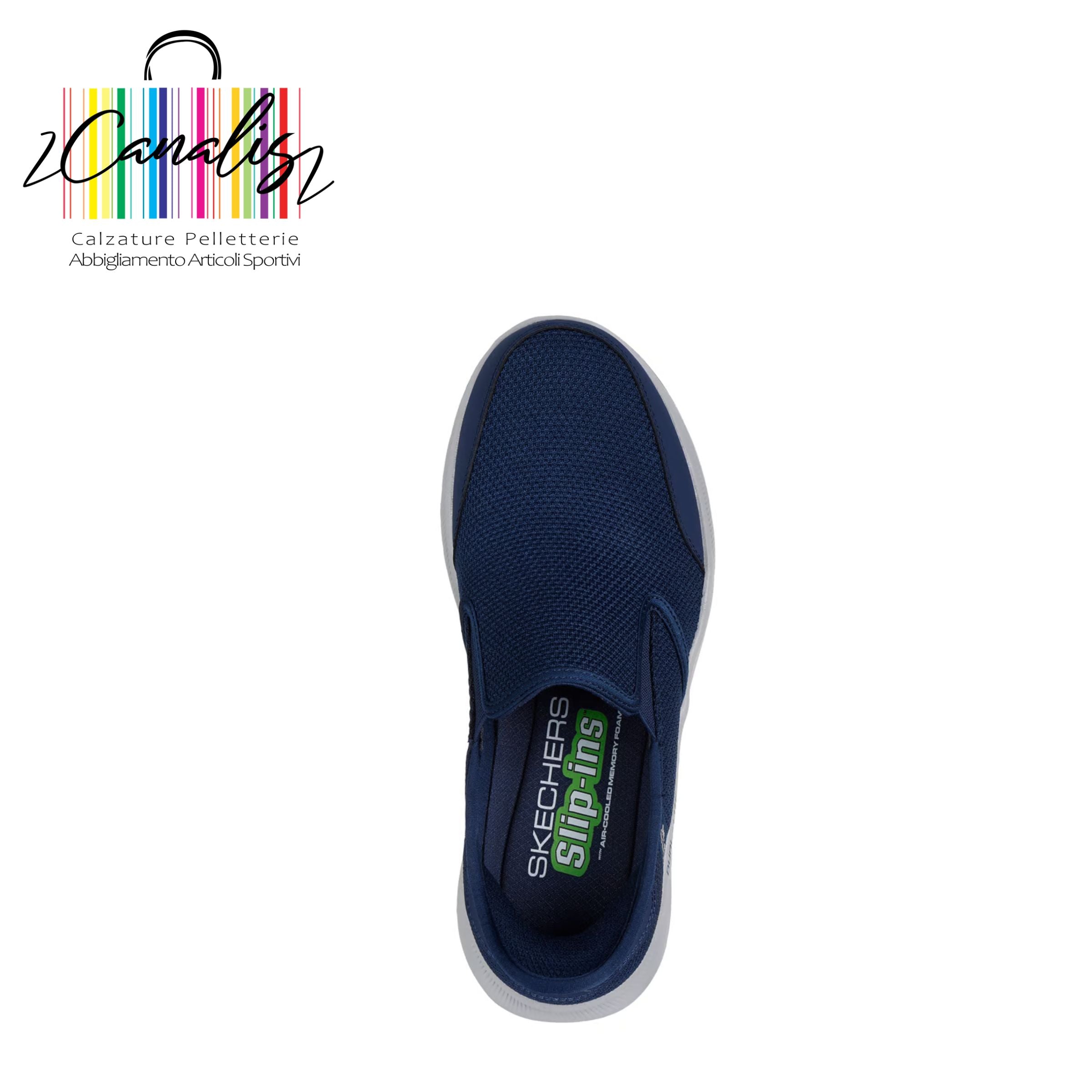 232926 Skechers Sport
EQUALIZER DRAYZE - Scarpe senza lacci - marineblau Slip-Ins Relaxed Fit Yardage Mesh Twin Gore Sneake