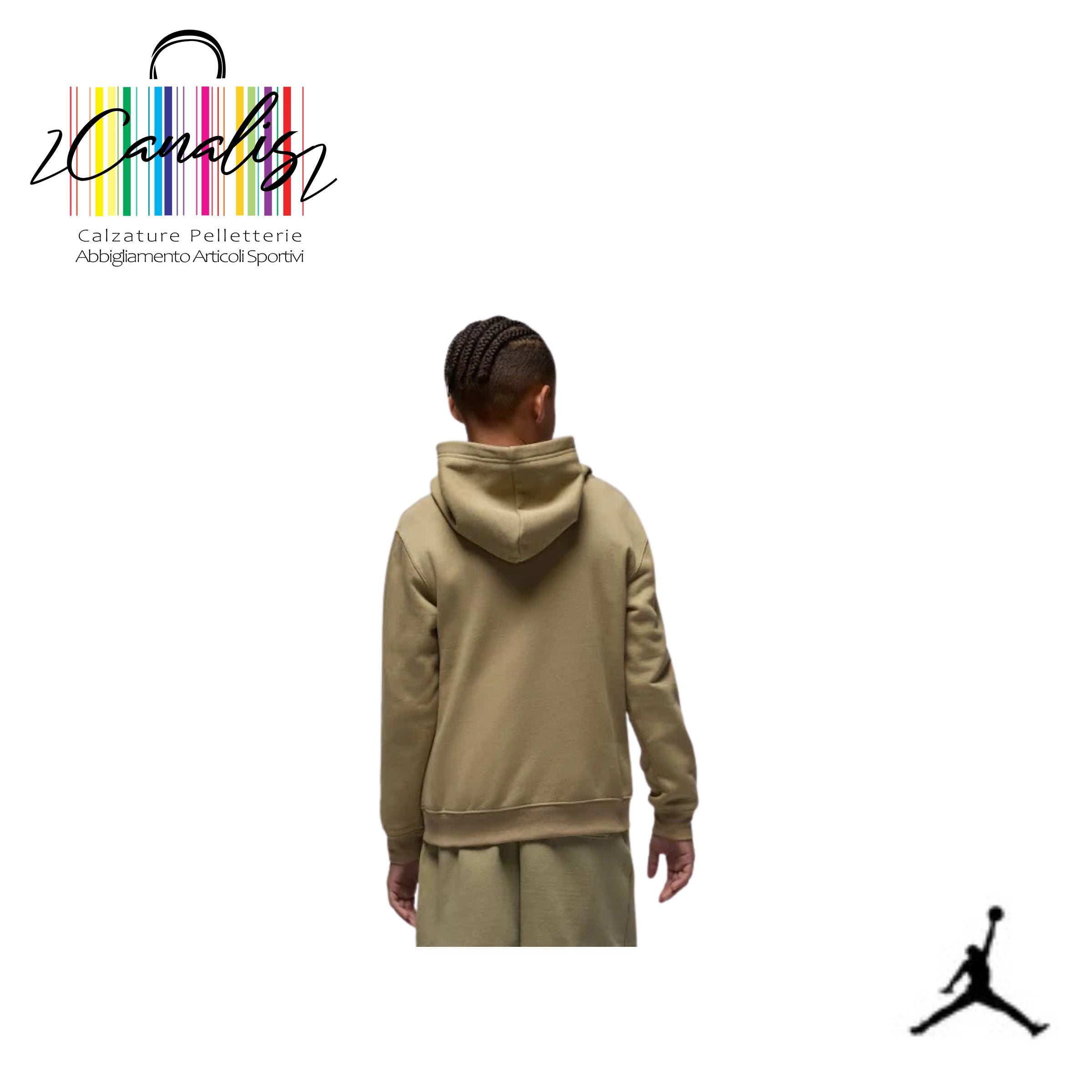 95F121 JDB MJ BRKLN FT PO HOODIE FELPA JORDAN 8/16 anni