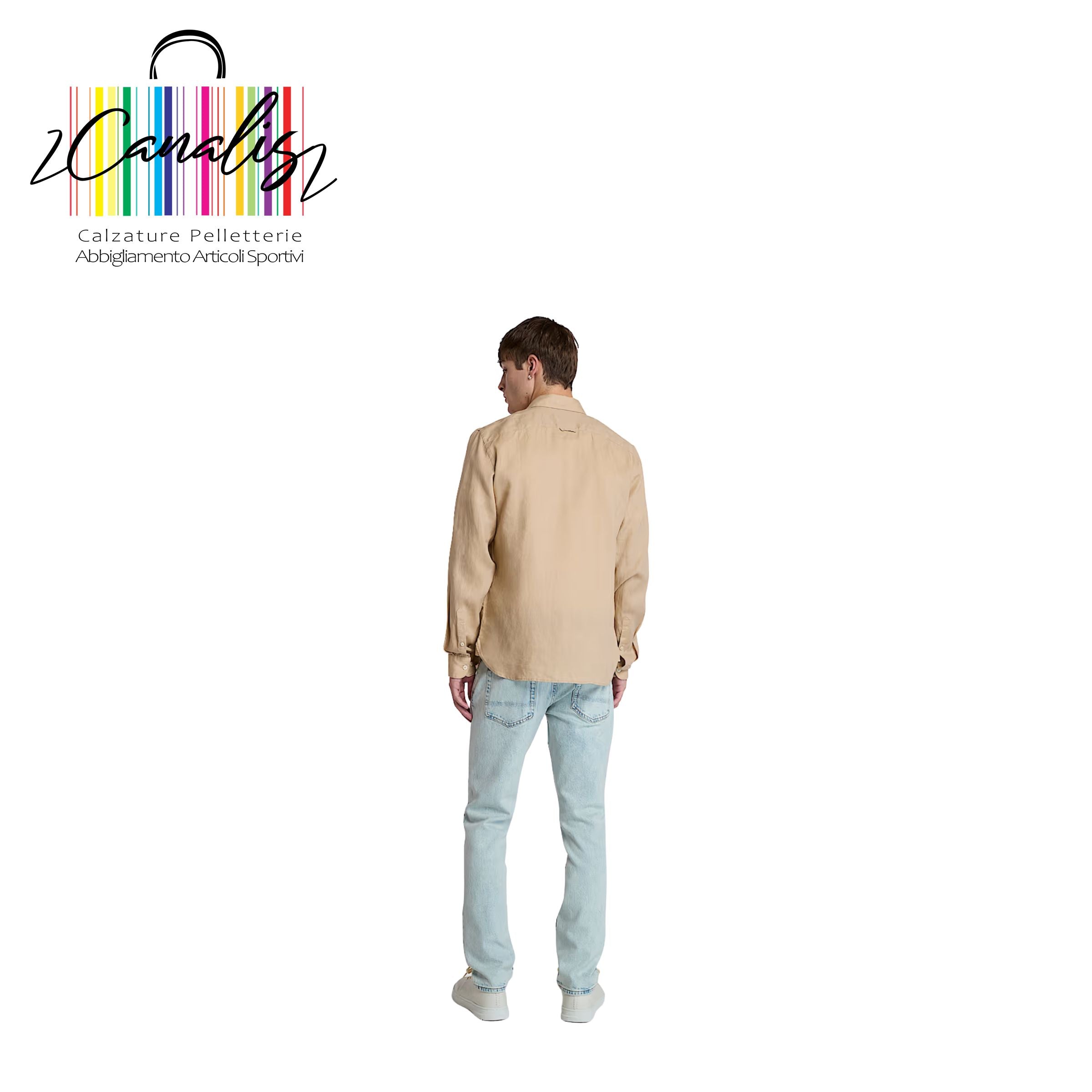 TB0A2DC3Y941 MBRK Linen Shirt MDBEI Camicia in Lino Mill Brook da Uomo in beige
SLIM-FIT TIMBERLAND