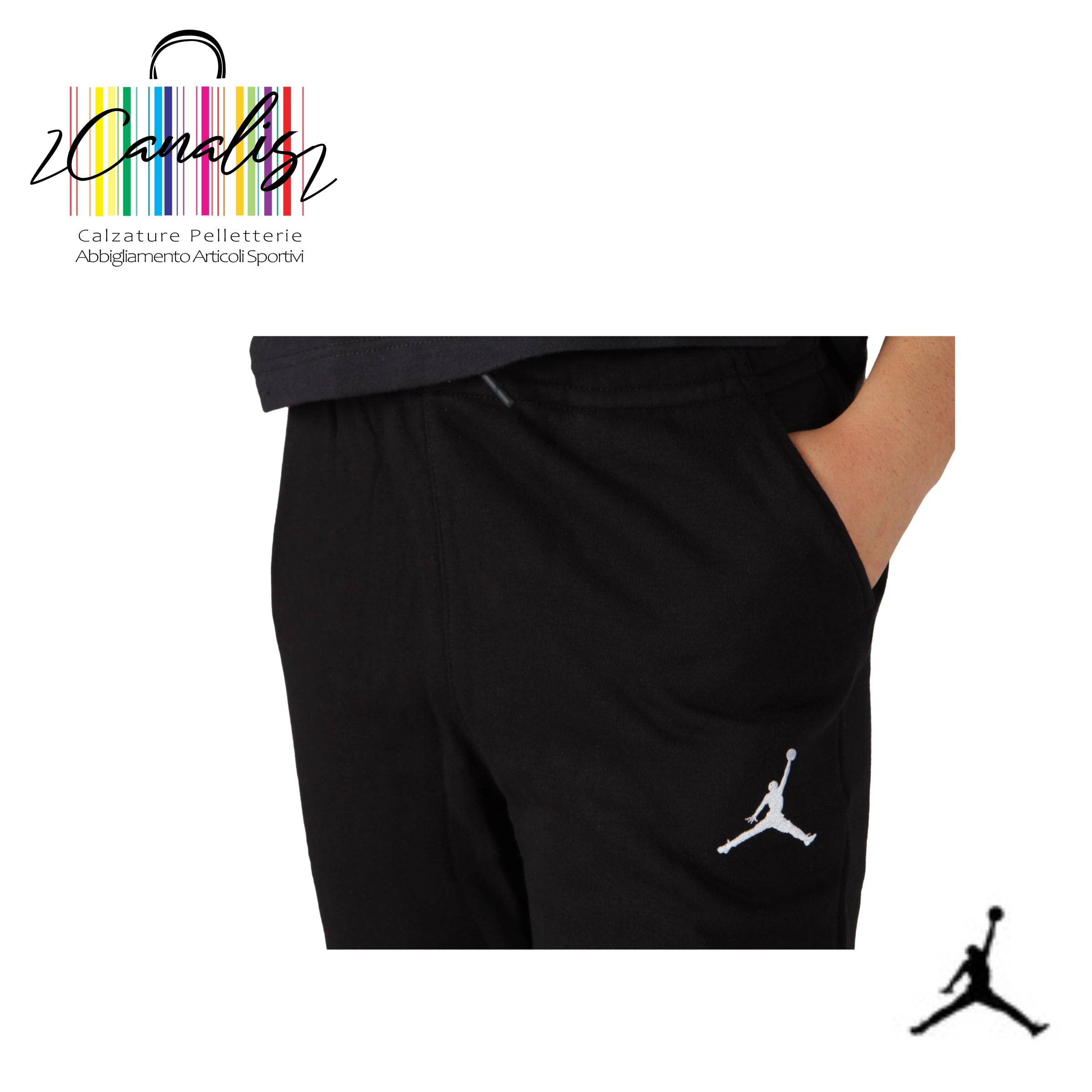 95F119-023 JDB MJ BRKLN FT PANTALONE Jordan 8/16 anni