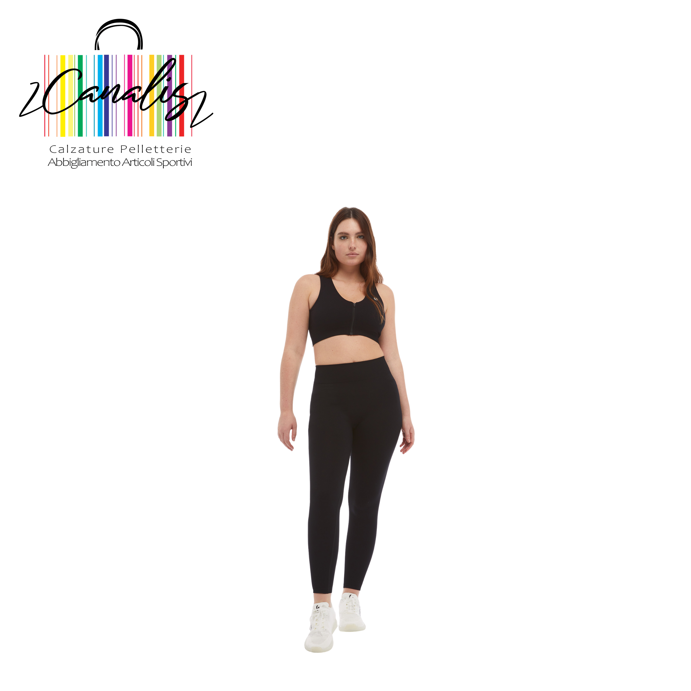 SF5HF315 Leggings seamless vita alta in costina e lunghezza 7/8 FREDDY