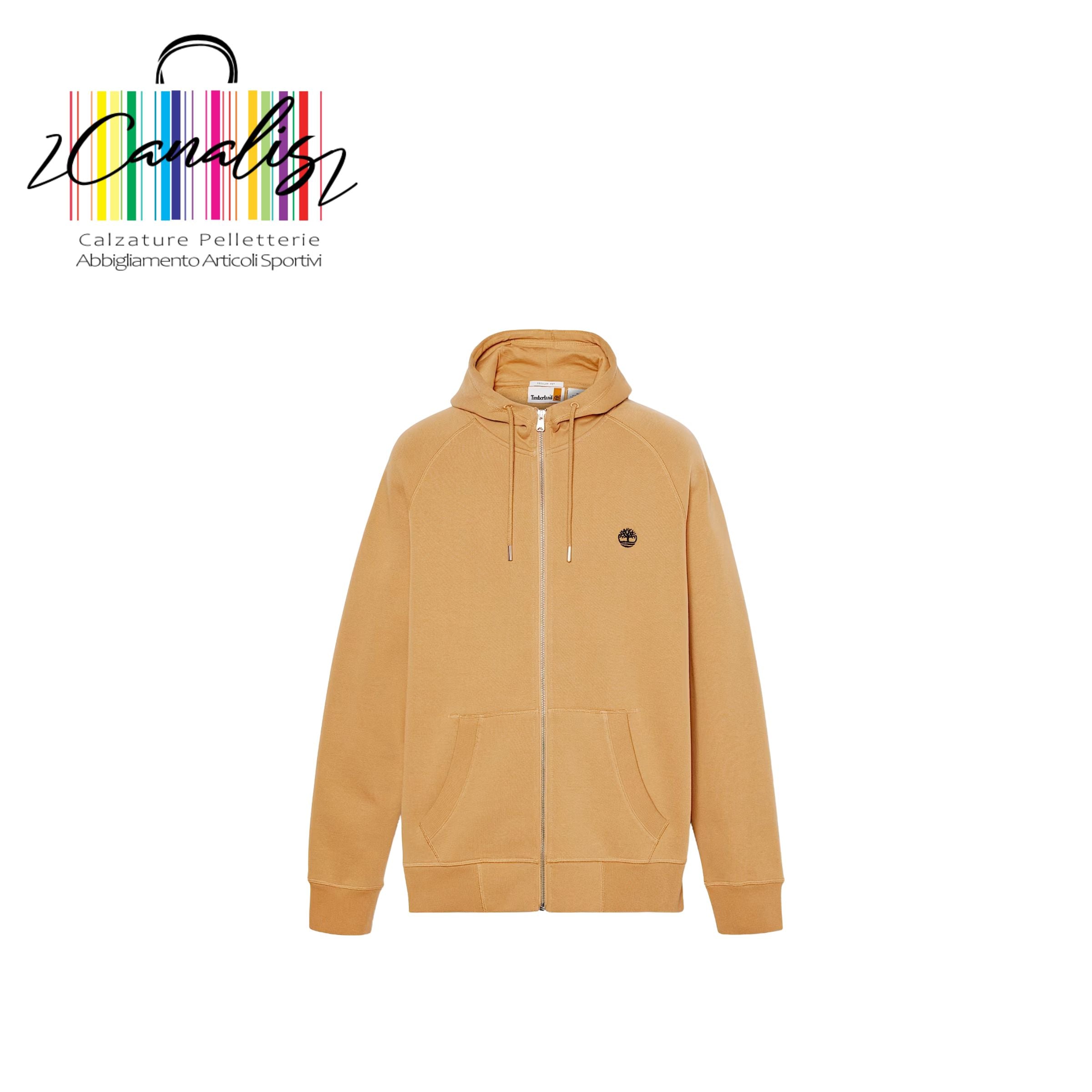TB0A2BNBEH31 EXET Brushed Back Full Zip H LTBR Felpa full zip TIMBERLAND