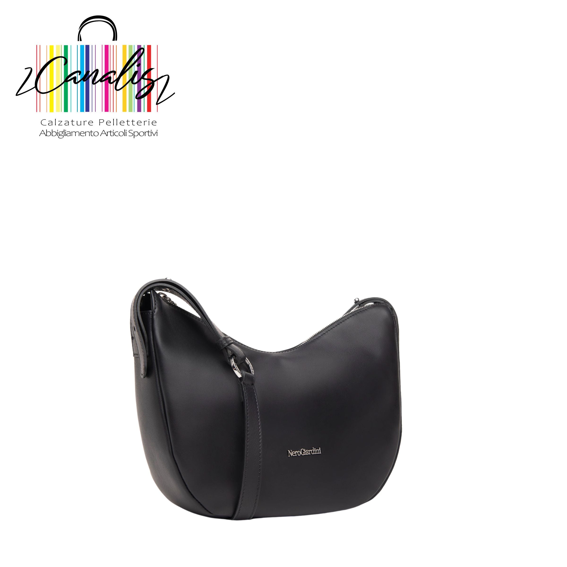 I443812D 100 BORSE IN PELLE DONNA NERO GIARDINI