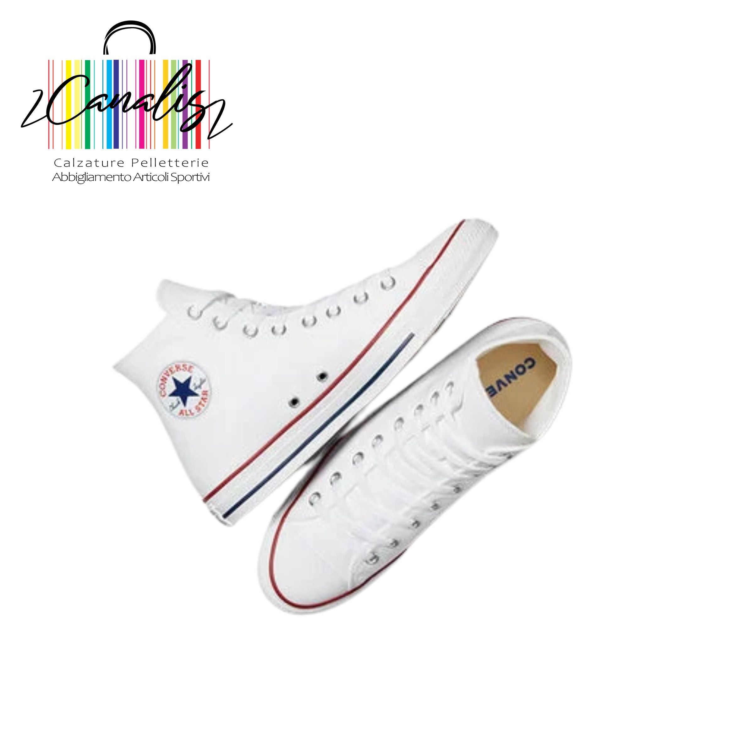 M7650C ALL STAR HI OPTICAL WHITE CONVERSE