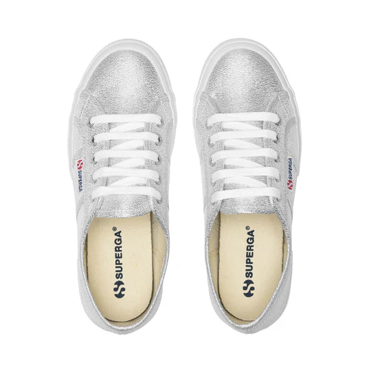 superga 2750-LAMEW argento