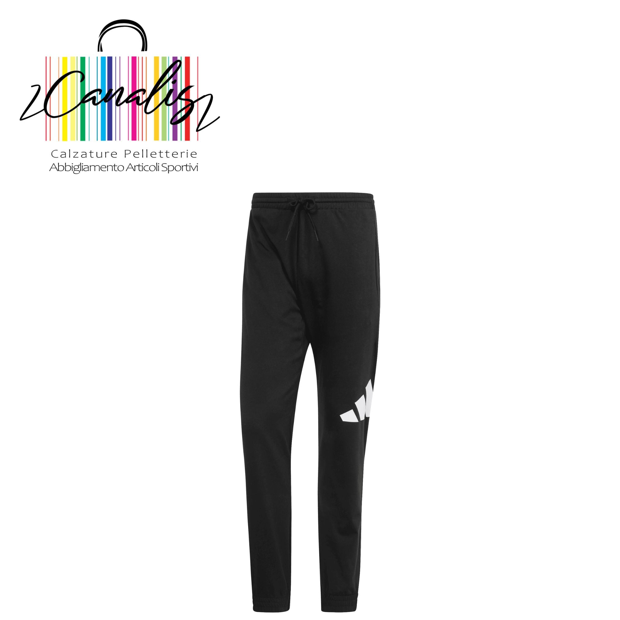 JE8965 M BL T P SJ 
Pantaloni Essentials Big Logo Single uomo adidas Jersey        BLACK/WHITE