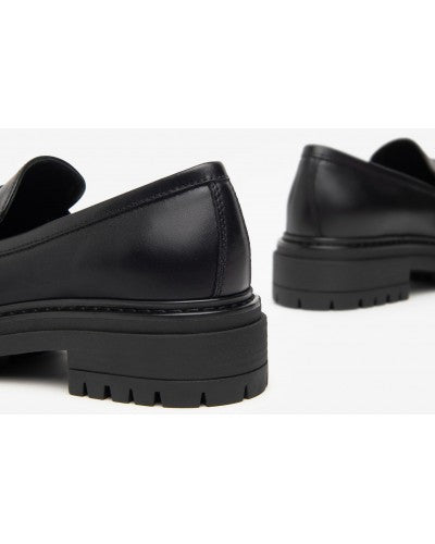 MOCASSINO DONNA PELLE  NERO  NERO GIARDINI   I217715D