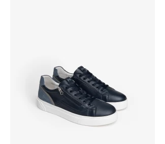 sneakers E400241U 200 SCARPA UOMO-TOM.PELLE-F.GOMMA nero giardini
